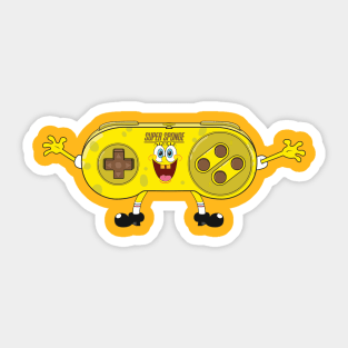 Spongey Gamer Sticker